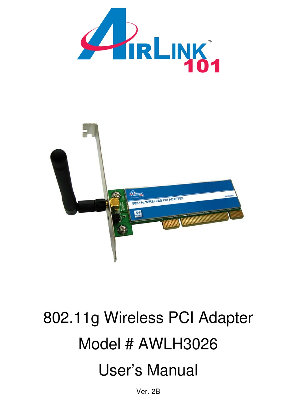 Airlink Network & Wireless Cards Driver Download For Windows