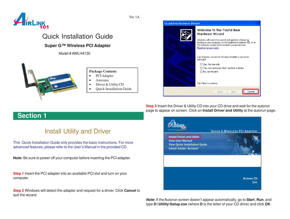 airlink 101 driver free download