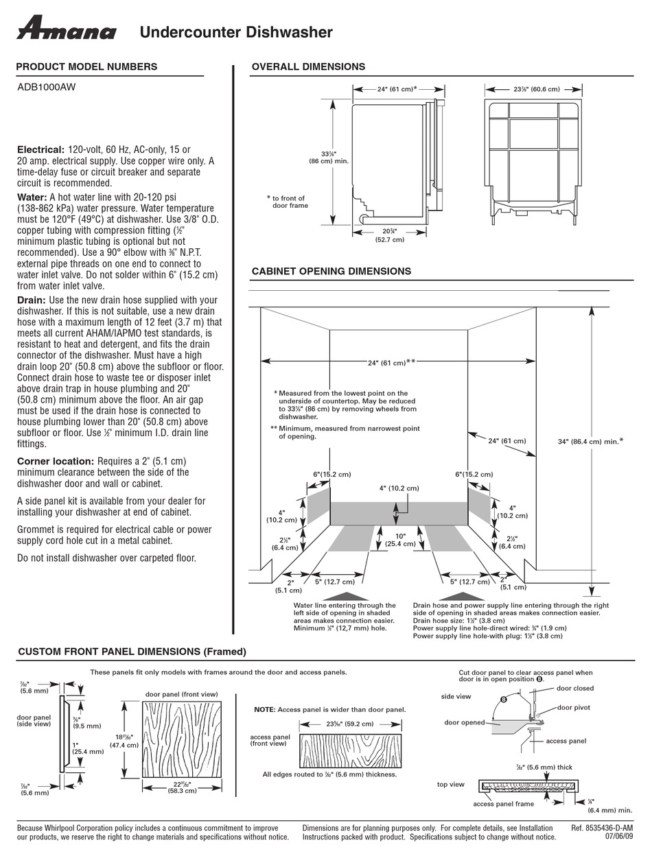 amana-adb1000aw-dishwasher-dimension-manual-manualslib