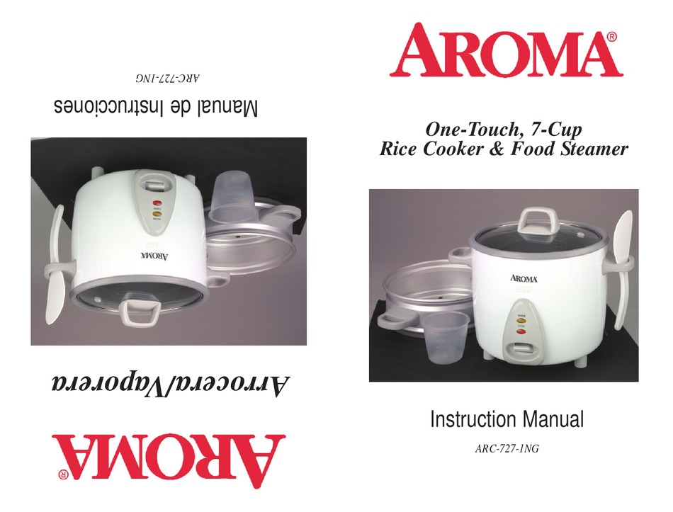 aroma 7 cup rice cooker instruction manual