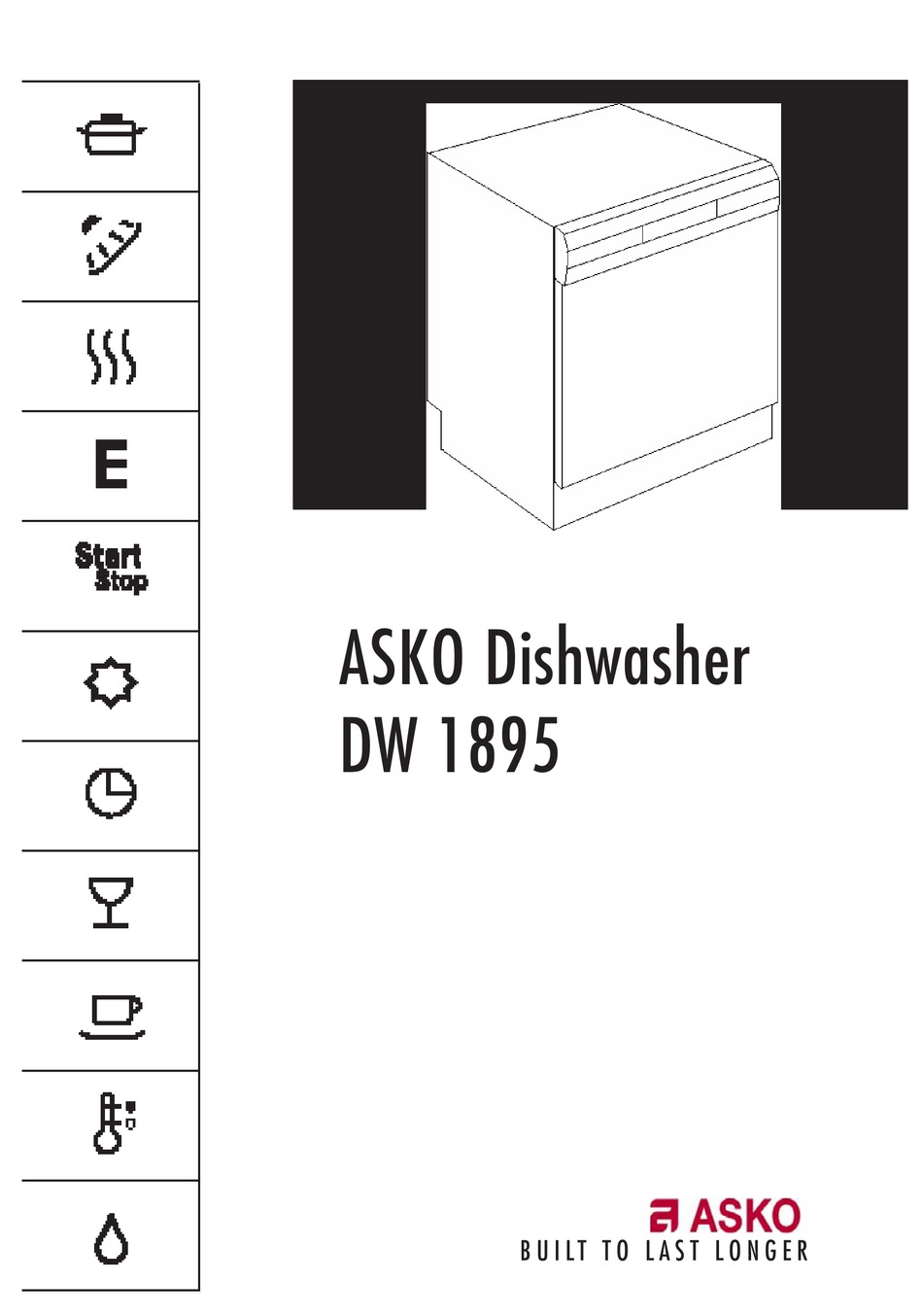 ASKO DW1895 DISHWASHER USER MANUAL ManualsLib