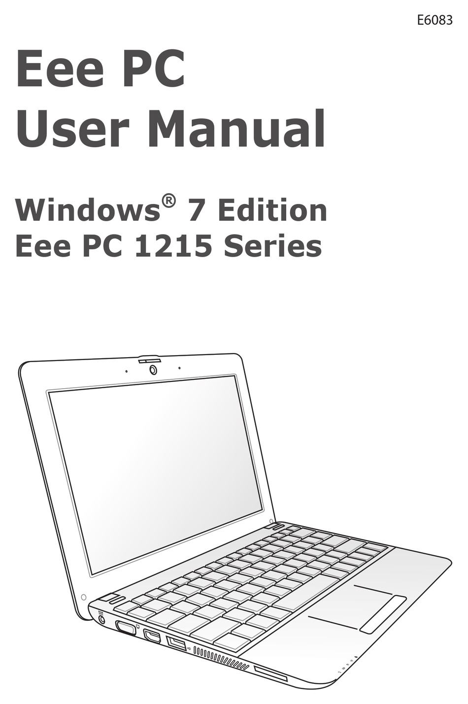 Asus Eee Pc 1215b User Manual Pdf Download Manualslib
