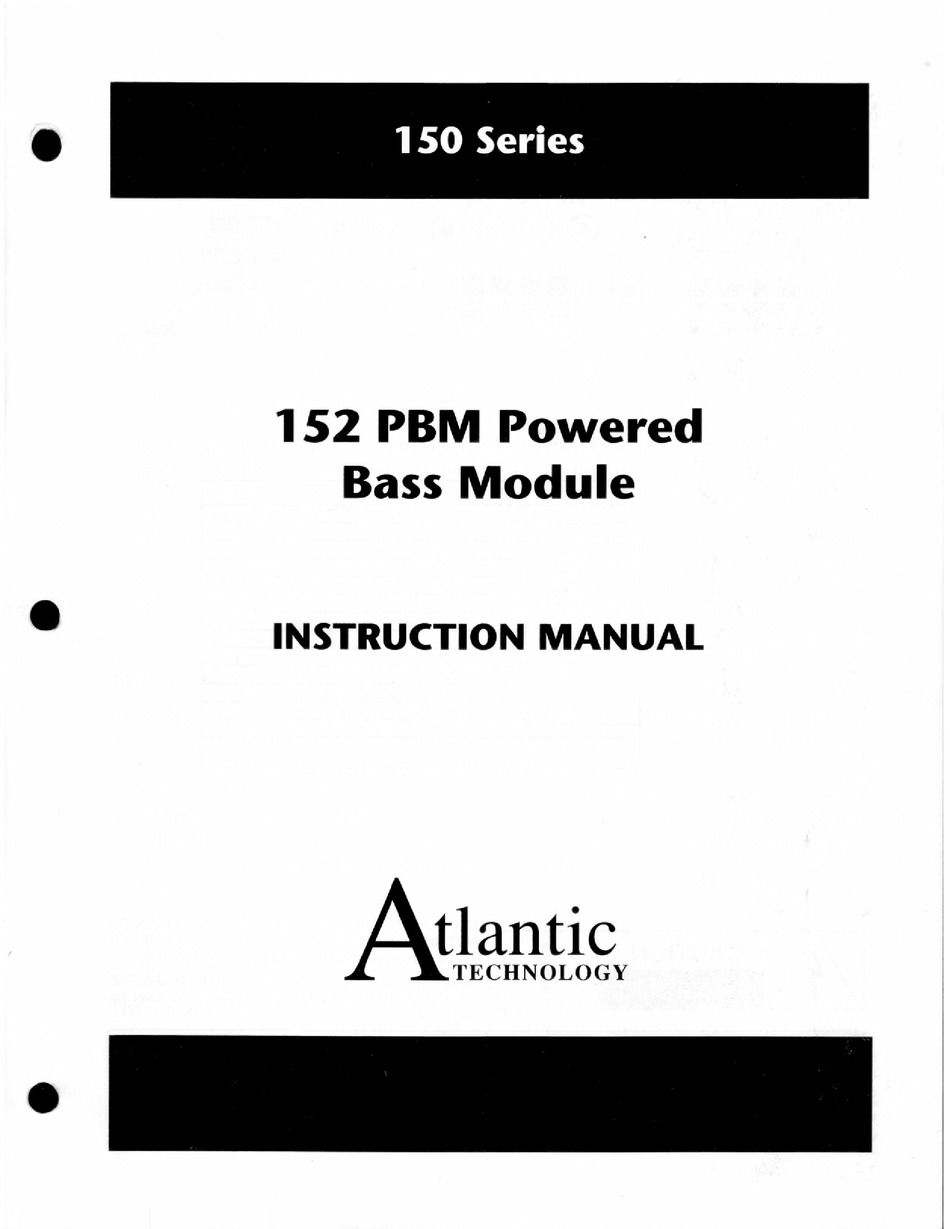 ATLANTIC TECHNOLOGY 152 PBM SUBWOOFER 