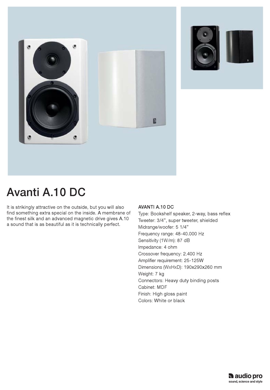 AUDIO PRO AVANTI A.70 オーディオプロ アヴァンティ 高級