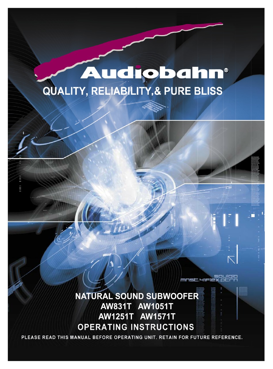 audiobahn aw1251t
