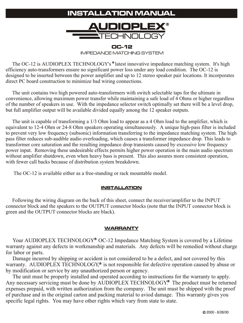 Certificate OC-12 Exam