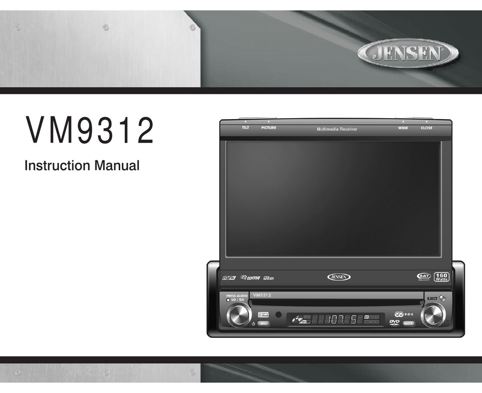 AUDIOVOX VM9312 CAR VIDEO SYSTEM INSTRUCTION MANUAL ManualsLib