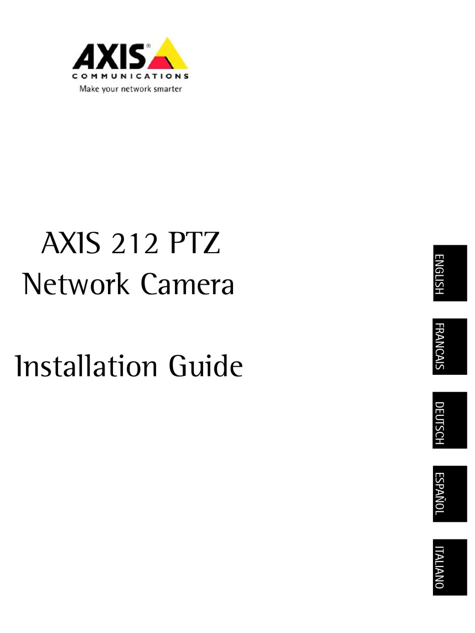 Axis 212 ptz network 2024 camera