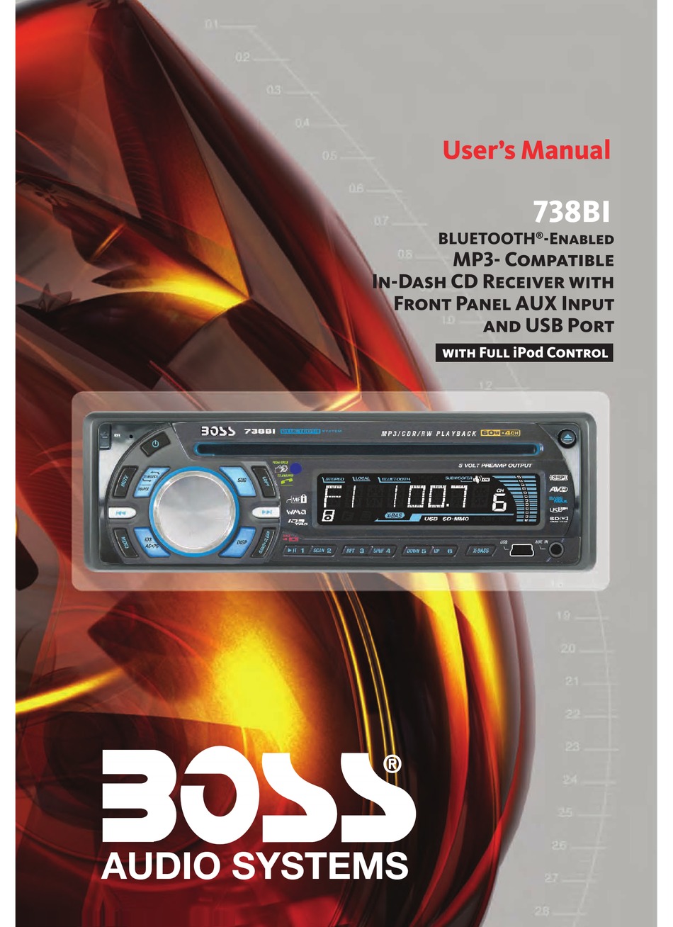 BOSS AUDIO SYSTEMS 738BI CAR RECEIVER USER MANUAL ManualsLib