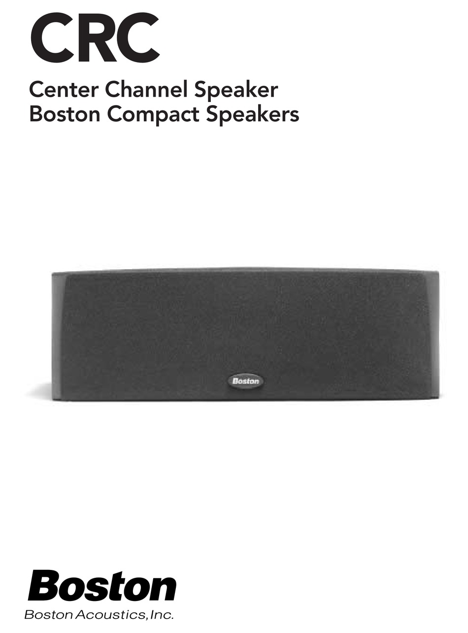 boston acoustics crc