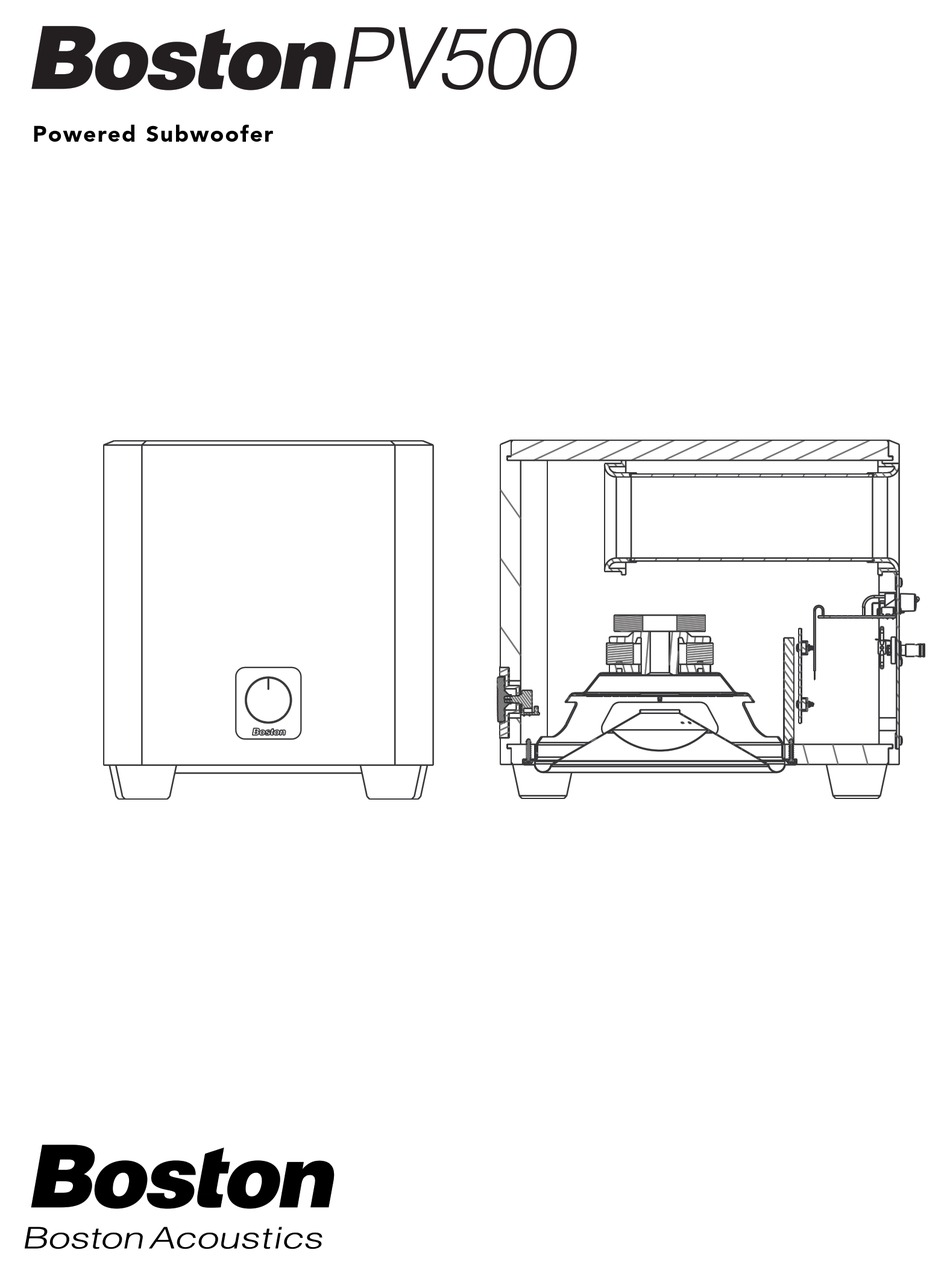 boston pv500 subwoofer