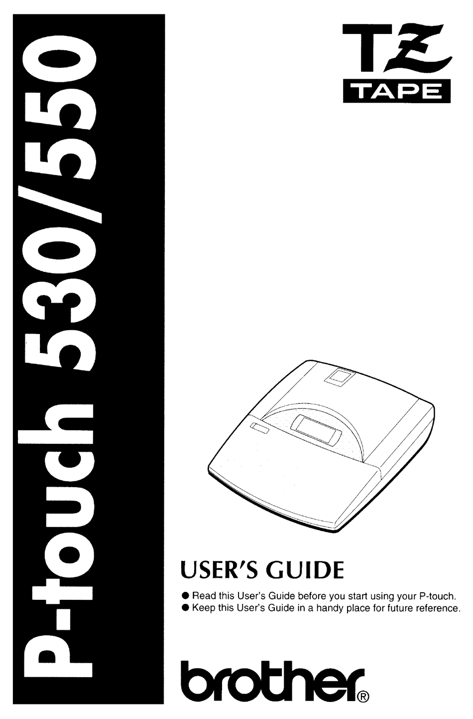 BROTHER PTOUCH PT530 LABEL MAKER USER MANUAL ManualsLib