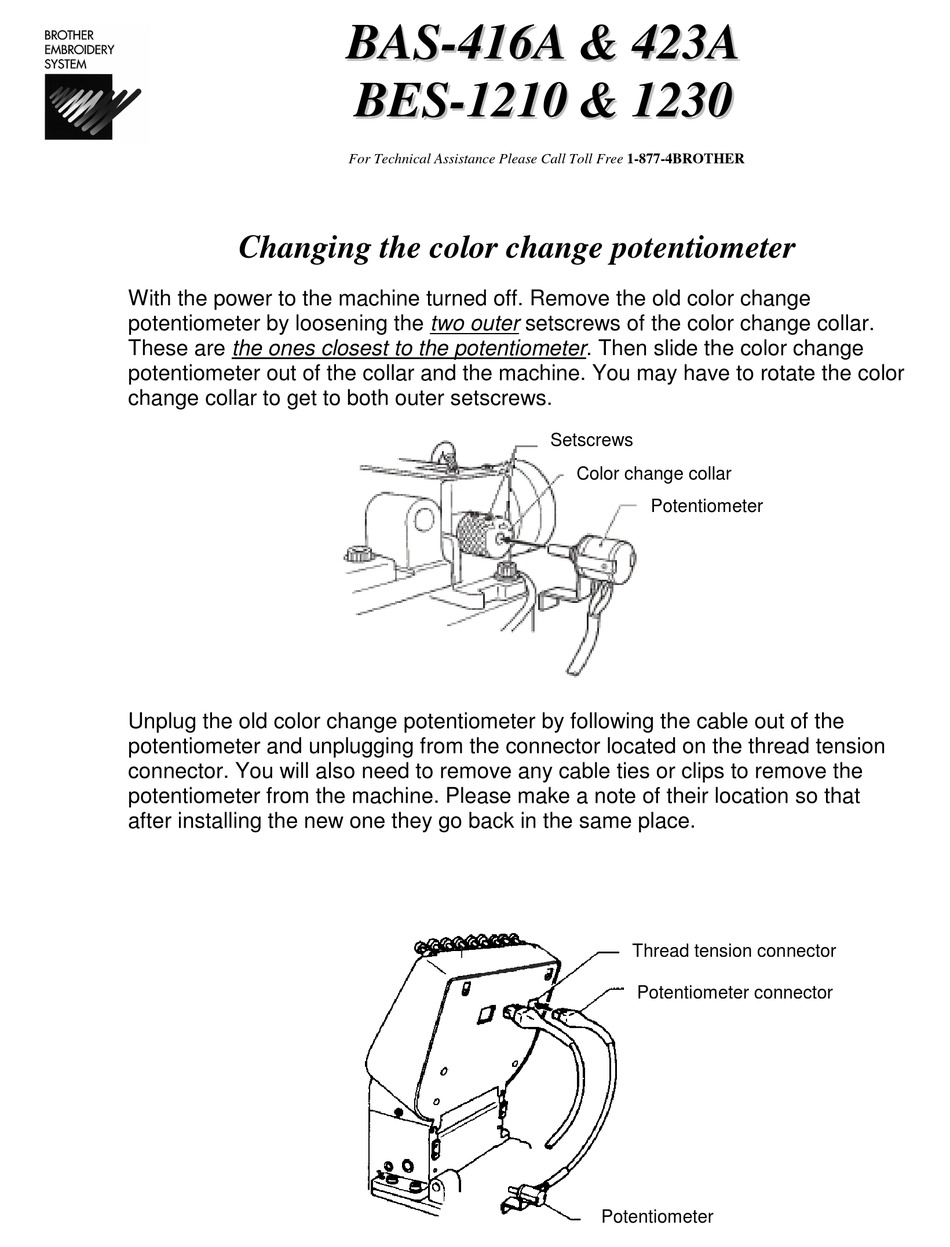 BROTHER BAS416A SEWING MACHINE SUPPLEMENTARY MANUAL ManualsLib