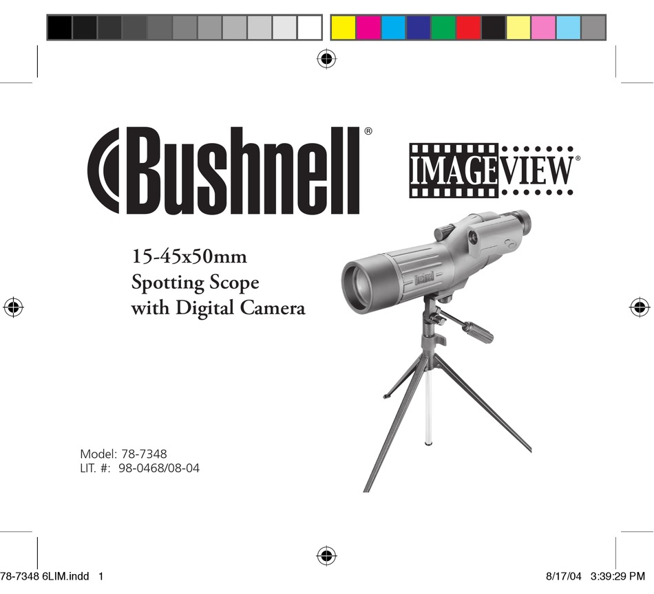 BUSHNELL IMAGEVIEW 787348 TELESCOPE USER MANUAL ManualsLib