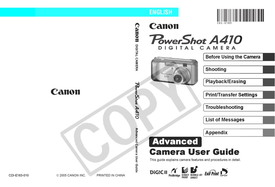 Canon powershot a410 примеры фото