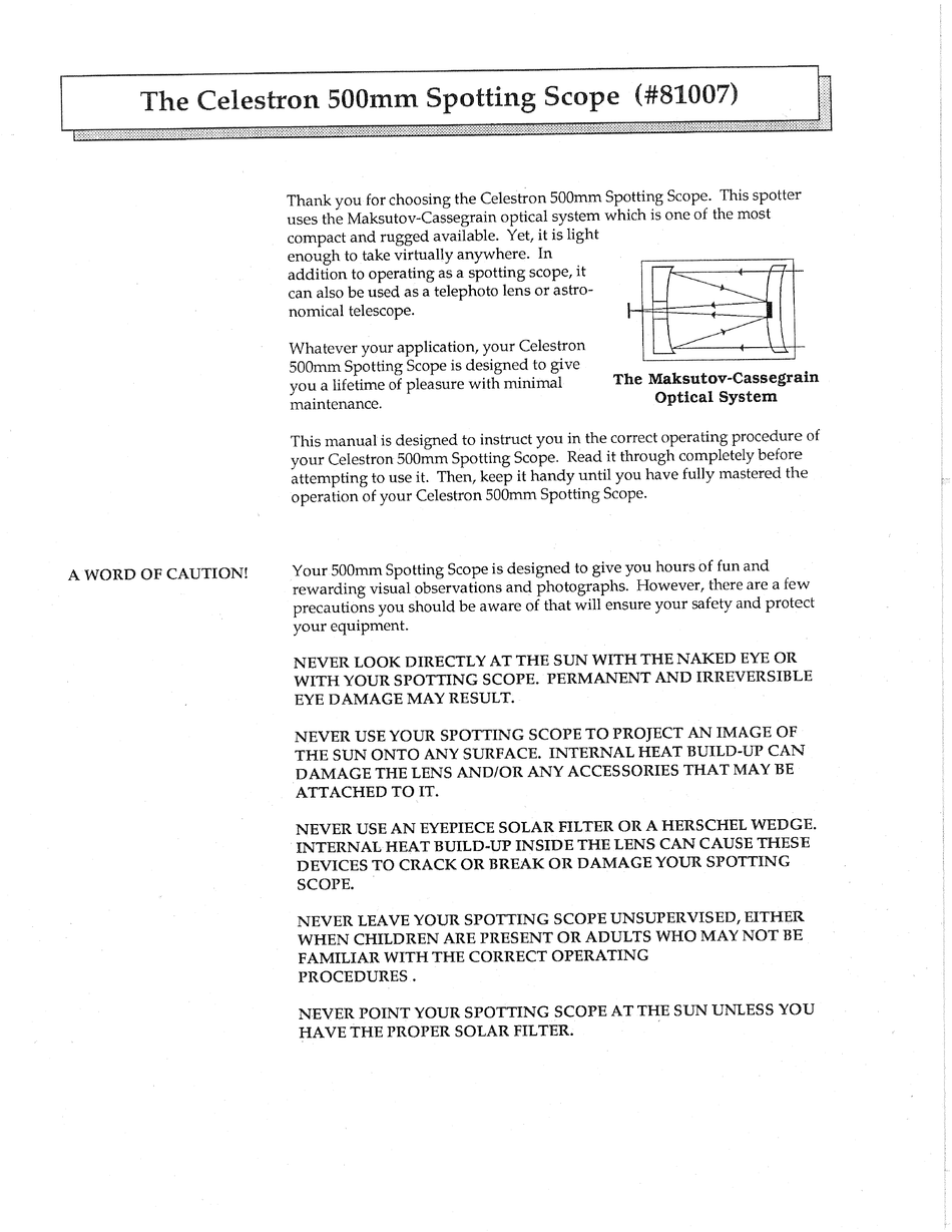 CELESTRON C90 TELESCOPE USER MANUAL ManualsLib