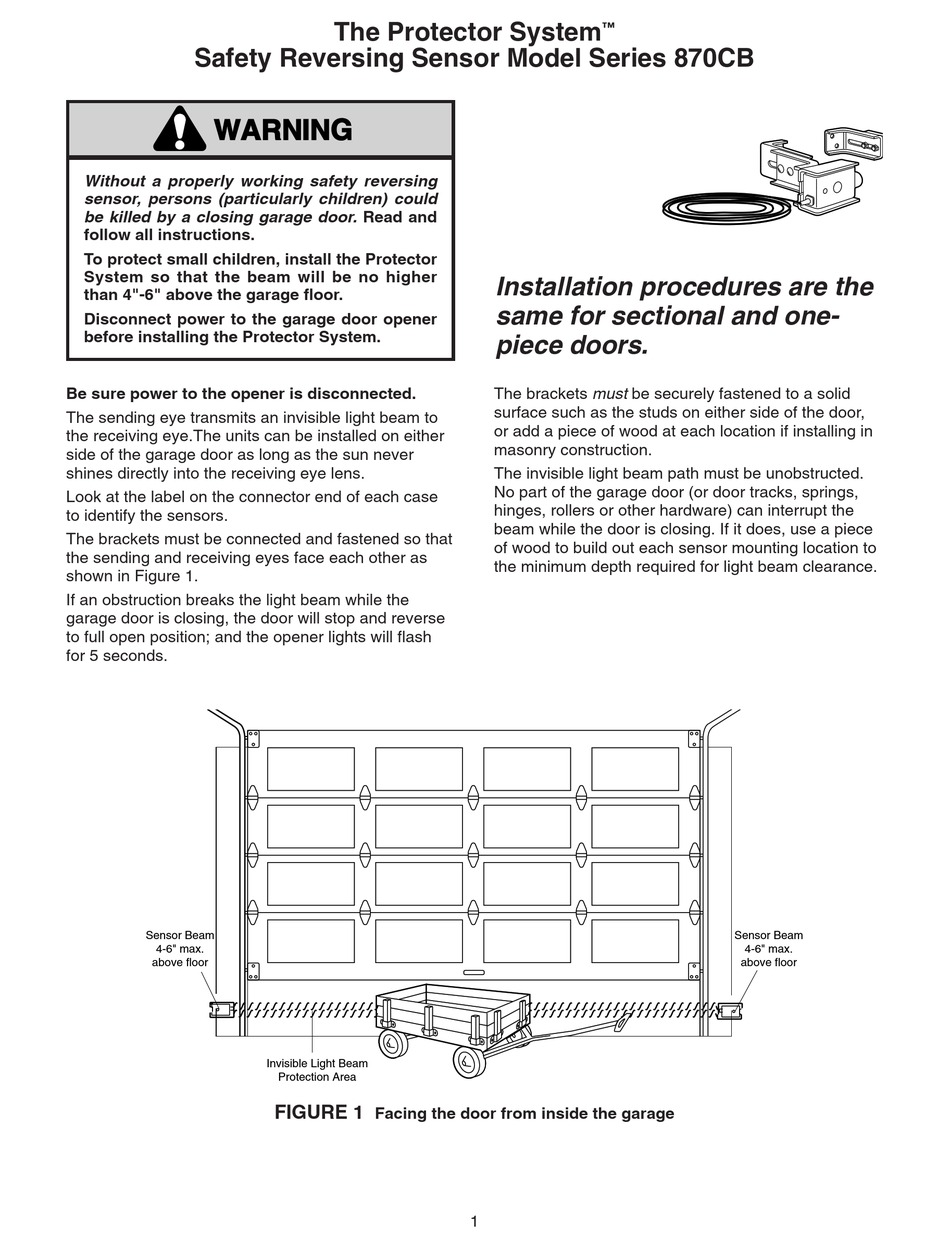 Chamberlain 870cb Series User Manual Pdf Download Manualslib