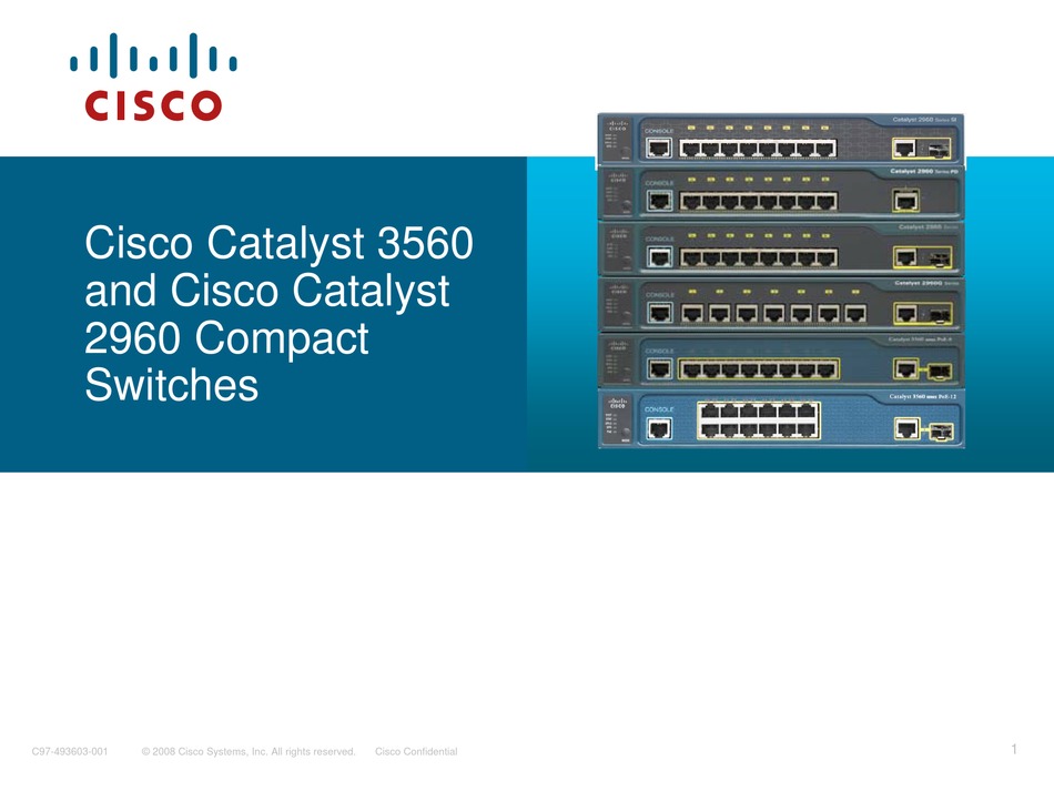 CISCO CATALYST 35608PC SWITCH BROCHURE ManualsLib