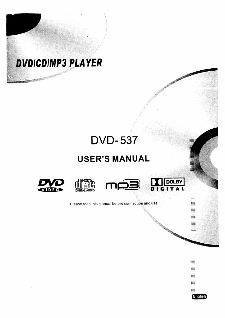 COBY DVD537 DVD PLAYER USER MANUAL ManualsLib