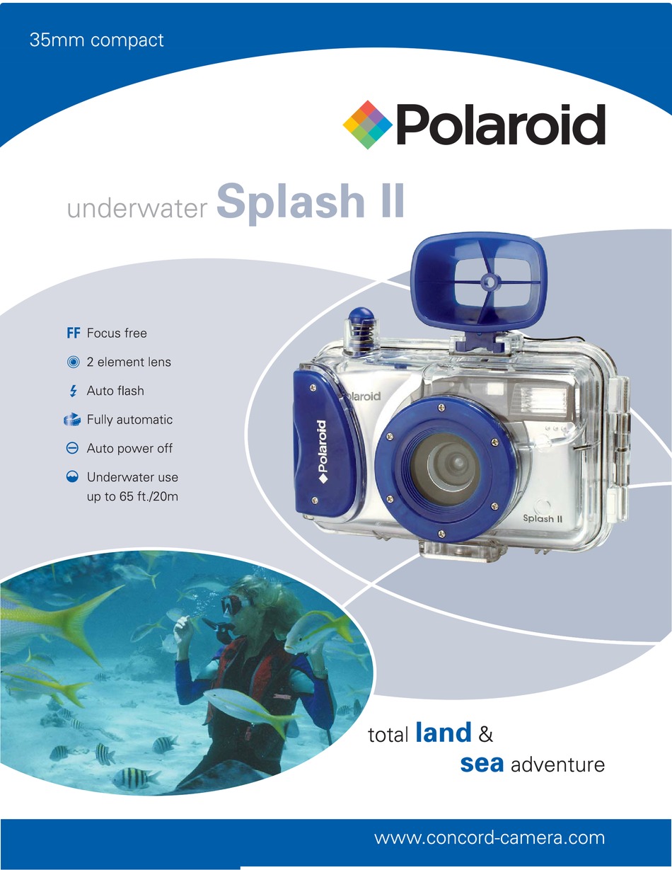 POLAROID SPLASH II SPECIFICATIONS Pdf Download | ManualsLib