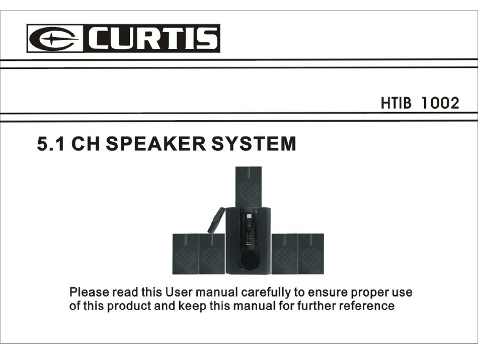 curtis 5.1 ch speaker system setup