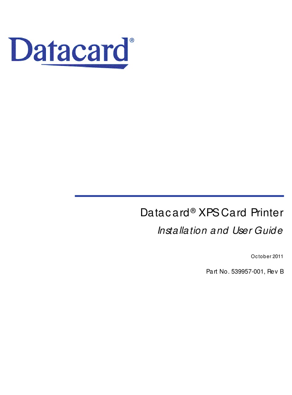 Datacard Trucredential User Manual