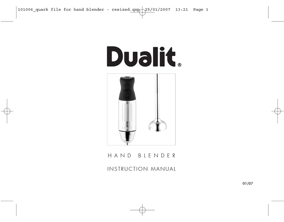 DUALIT 88860 INSTRUCTION MANUAL Pdf Download ManualsLib