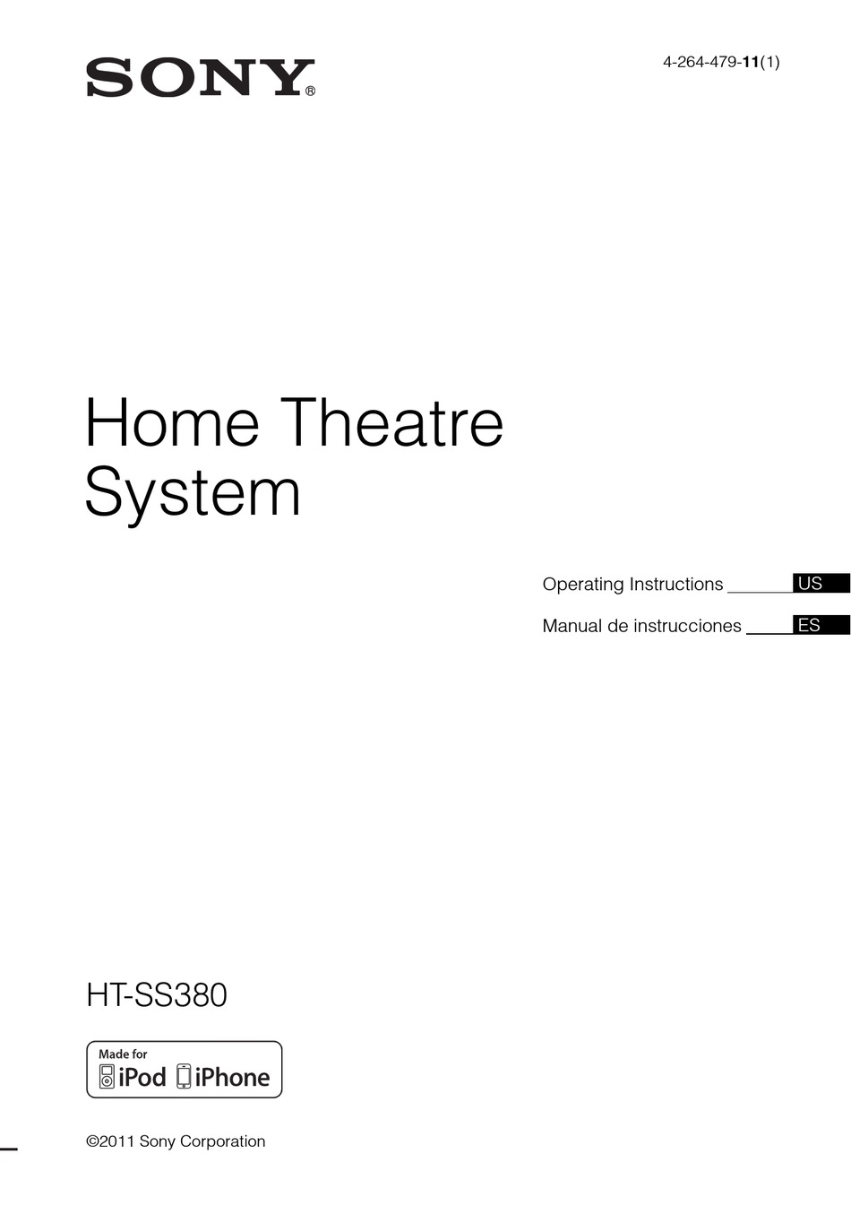 Sony Ht Ss380 Operating Instructions Manual Pdf Download Manualslib