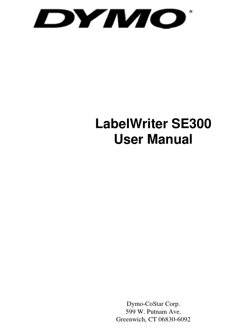 DYMO Labelwriter SE300 Serial 