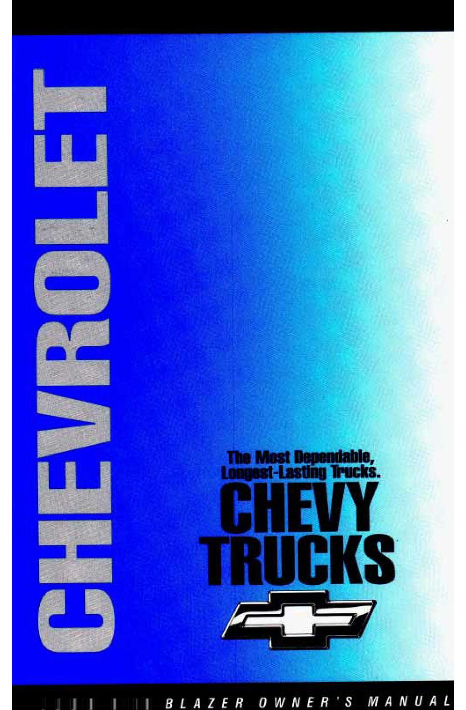 CHEVROLET 1994 BLAZER OWNER'S MANUAL Pdf Download | ManualsLib