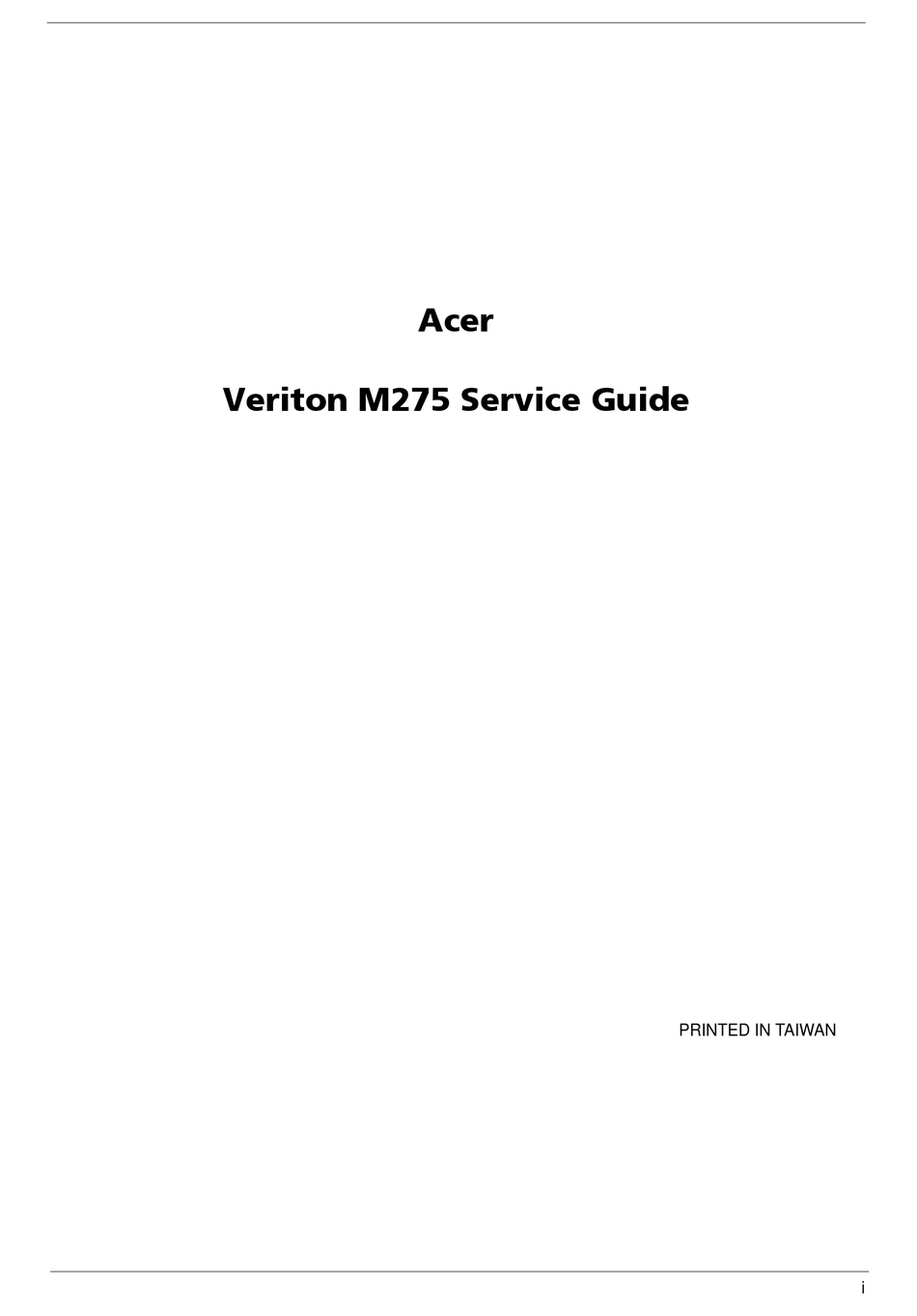 Acer Veriton M275 Service Manual Pdf Download Manualslib