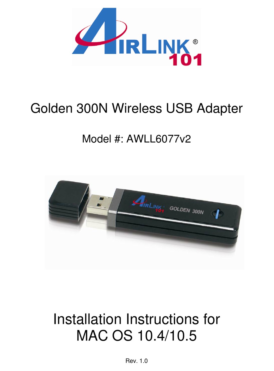 airlink101 300n wireless usb adapter driver