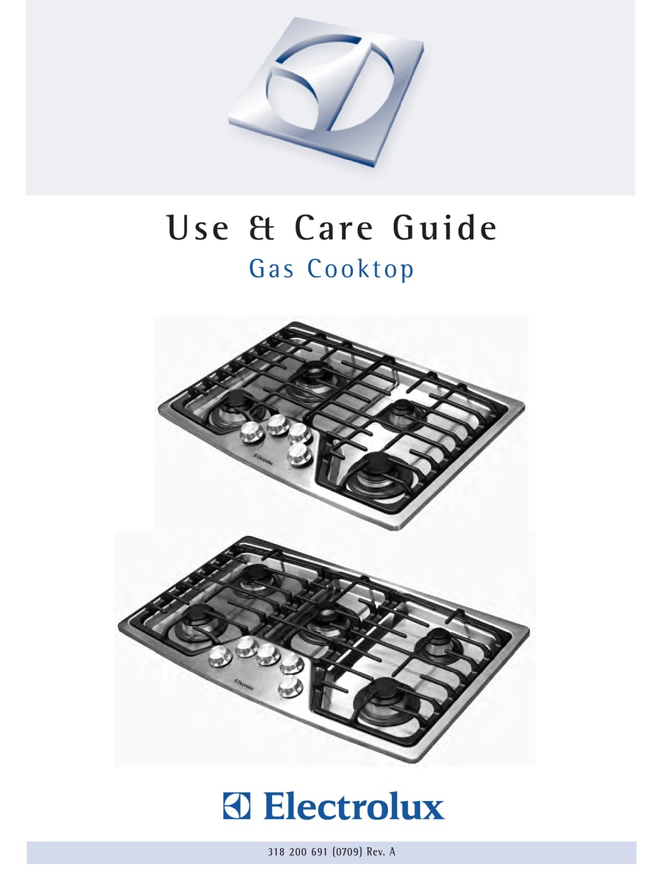 ELECTROLUX EW30GC55G COOKTOP USE AND CARE MANUAL ManualsLib