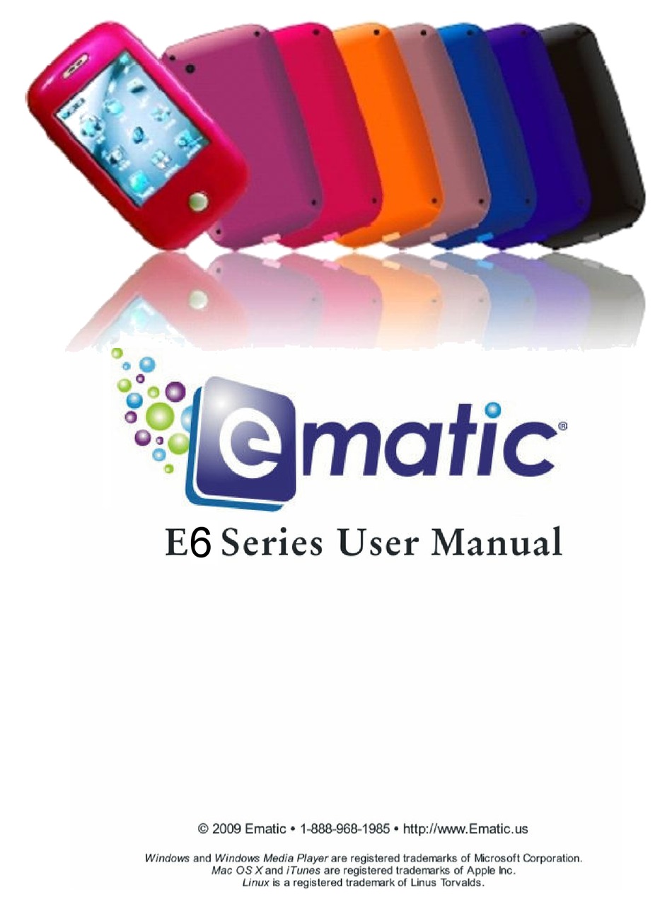 EMATIC EM604VID MP3 PLAYER USER MANUAL ManualsLib