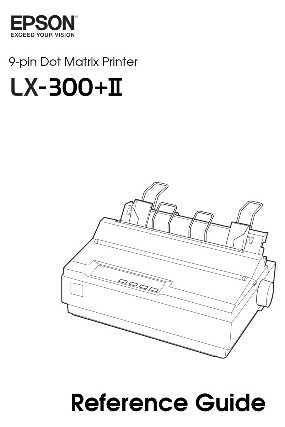 epson lx 300 ii test print