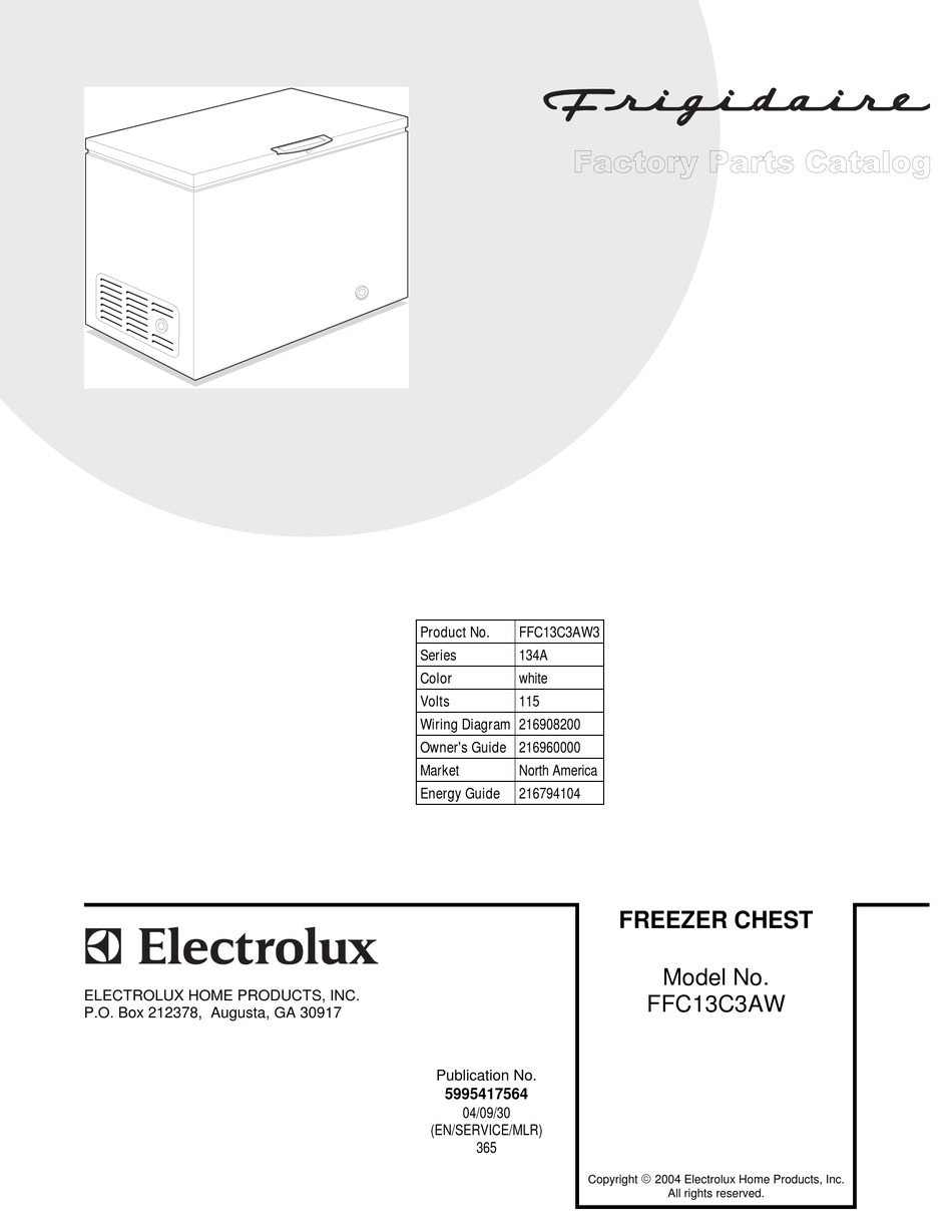 frigidaire ffc13c3aw0