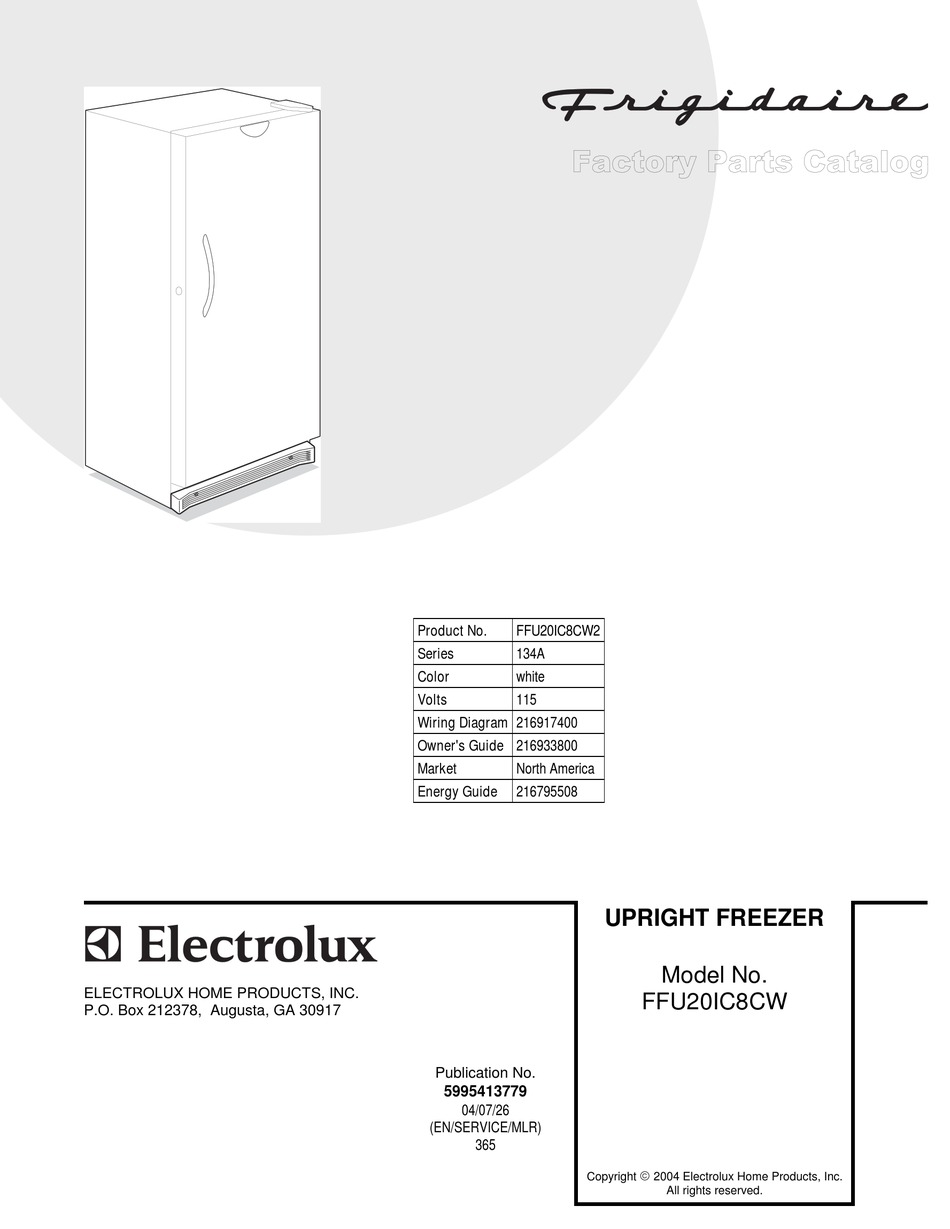 frigidaire ffu20ic8cw1