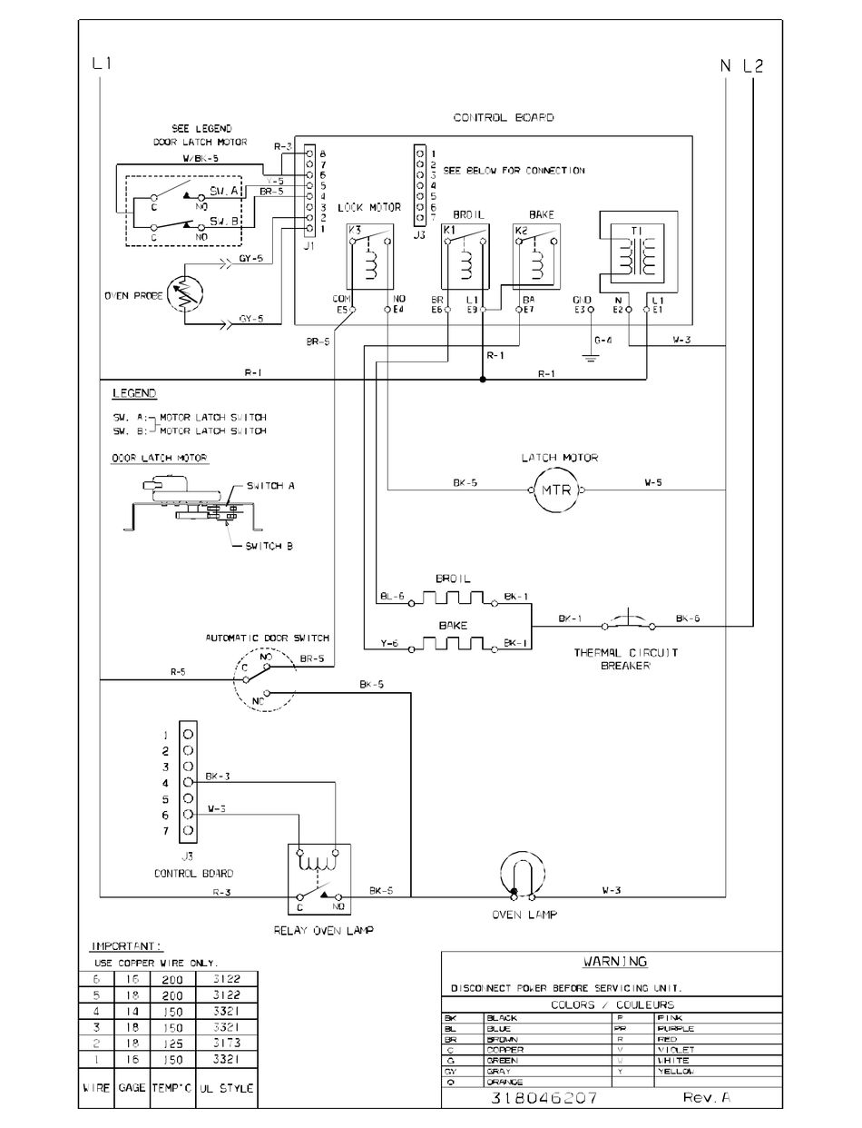 FRIGIDAIRE FEB556CETG OVEN WIRING DIAGRAM | ManualsLib