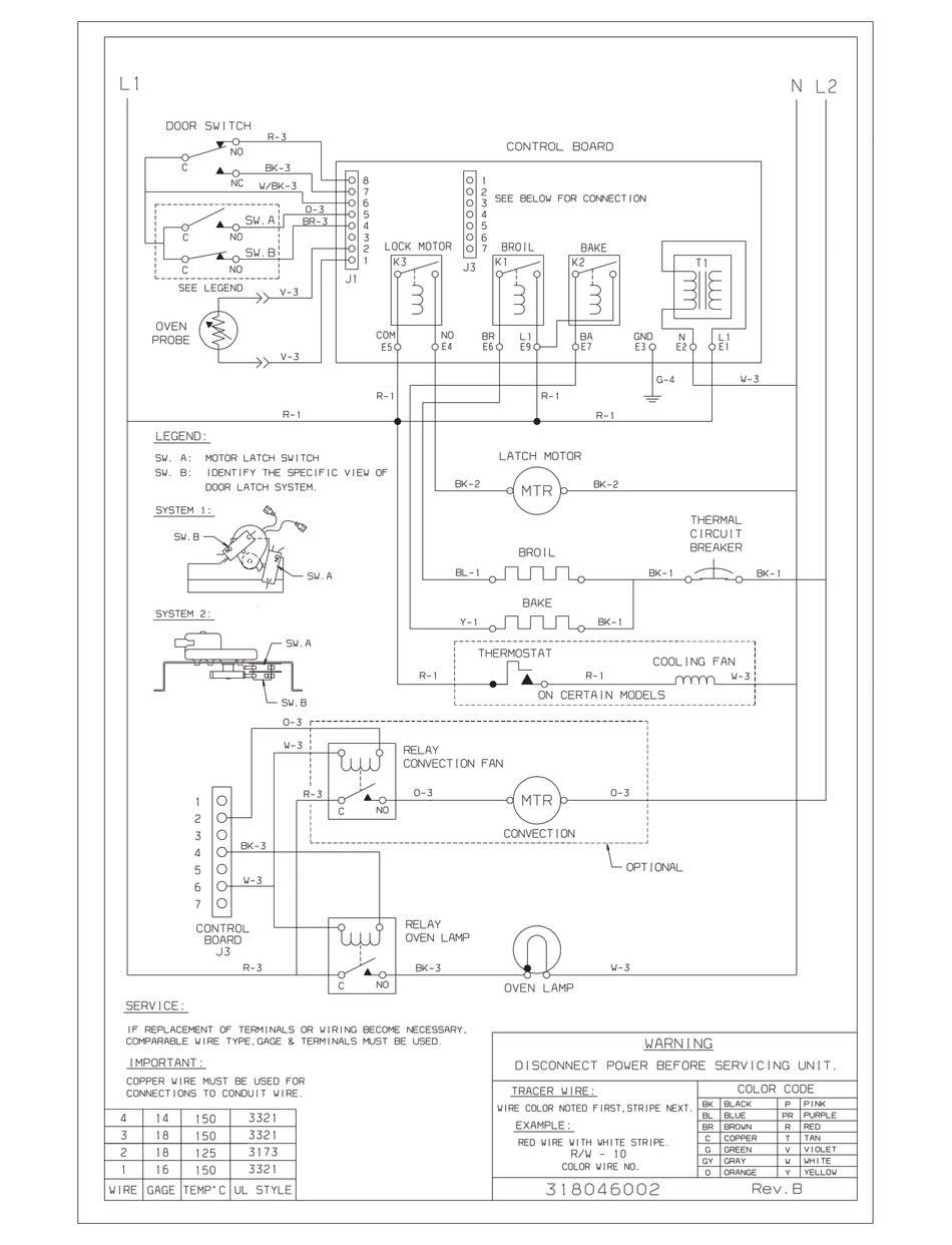 FRIGIDAIRE FEB756CETF OVEN WIRING DIAGRAM ManualsLib