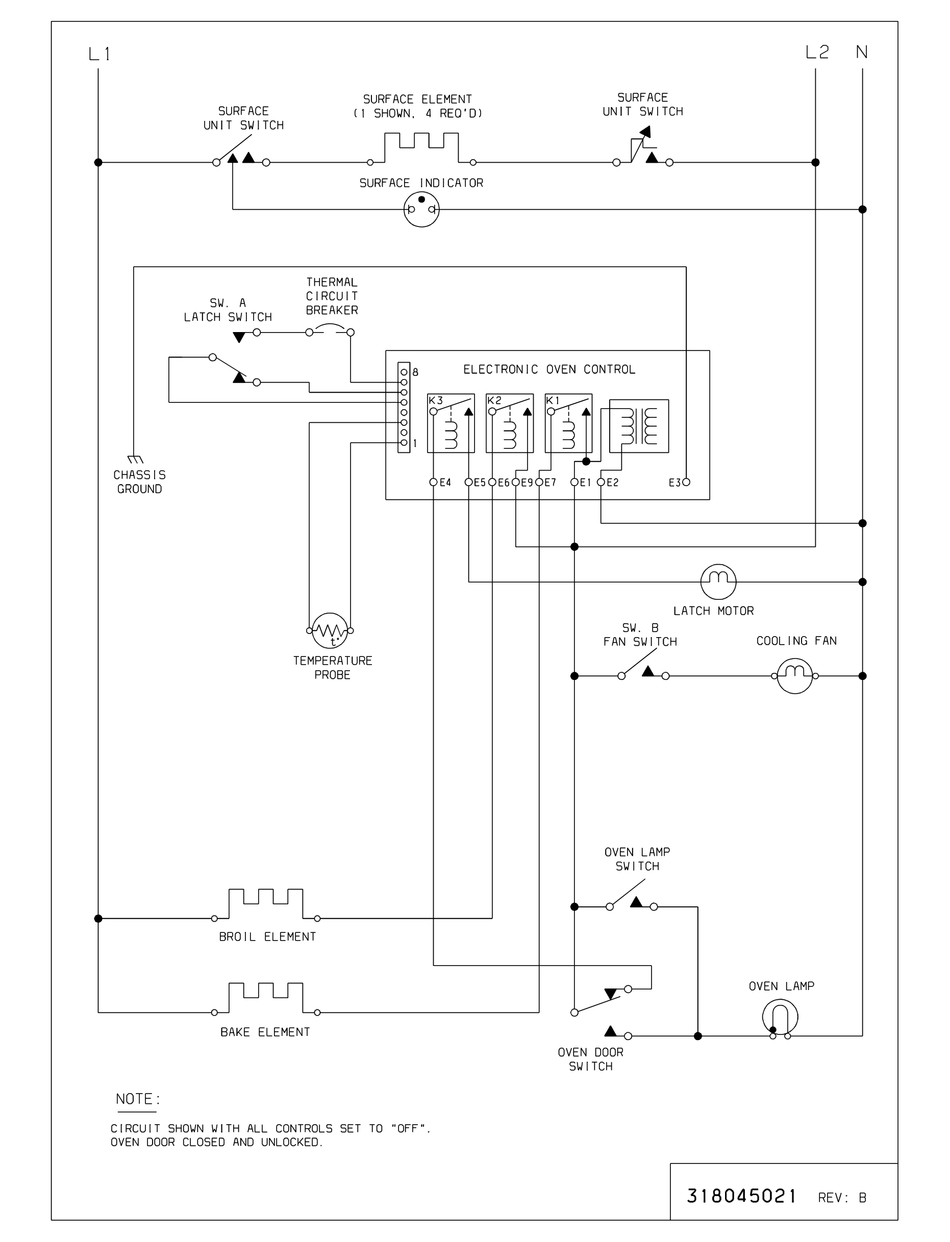 FRIGIDAIRE FED355CCTI COOKTOP WIRING DIAGRAM | ManualsLib