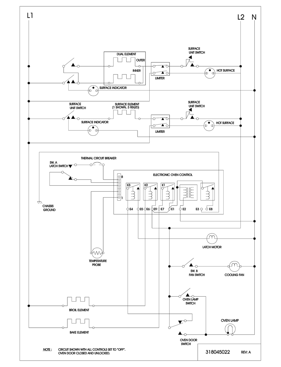 FRIGIDAIRE FED367CETE COOKTOP WIRING DIAGRAM ManualsLib