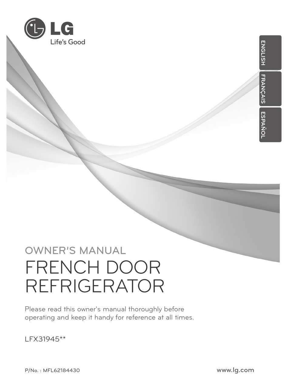 LG LFX31945ST OWNER'S MANUAL Pdf Download | ManualsLib