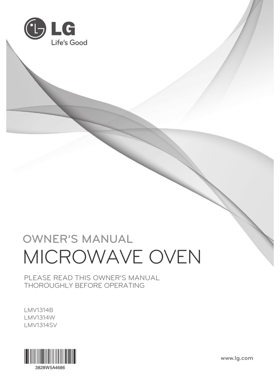 LG LMV1314B OWNER'S MANUAL Pdf Download | ManualsLib