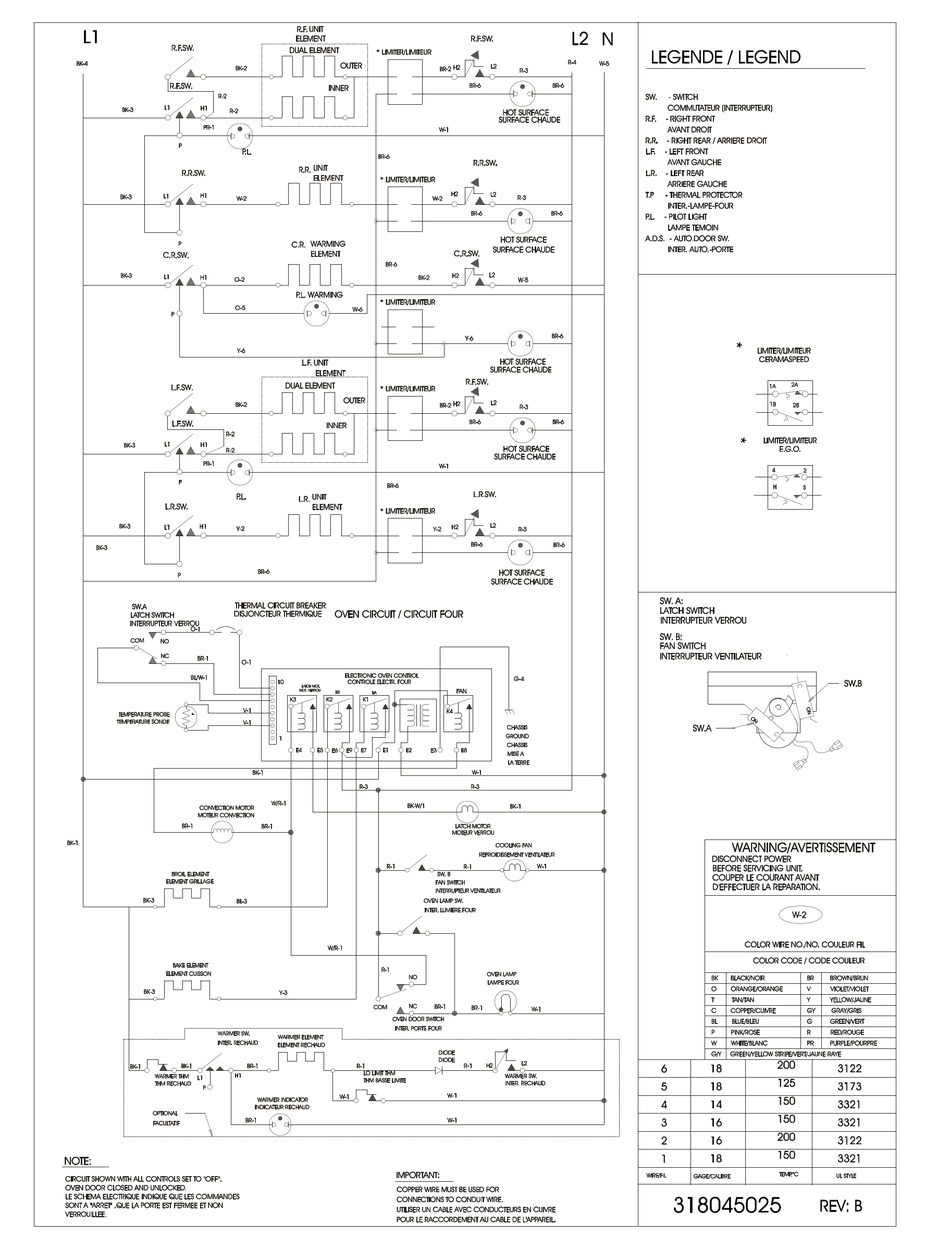 FRIGIDAIRE FED387CHSC COOKTOP WIRING DIAGRAM ManualsLib