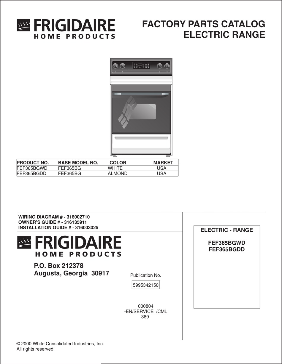 frigidaire-fef365bgdd-factory-parts-catalog-pdf-download-manualslib