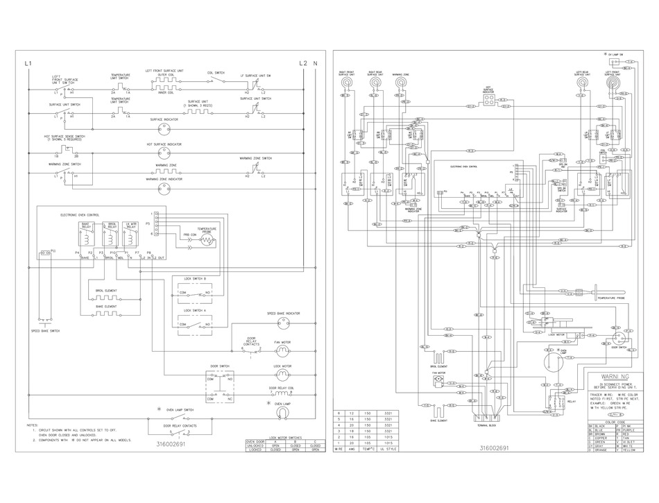 FRIGIDAIRE FEF369CGTD COOKTOP WIRING DIAGRAM ManualsLib