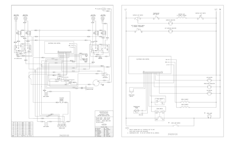 FRIGIDAIRE FEF376ASE COOKTOP WIRING DIAGRAM ManualsLib
