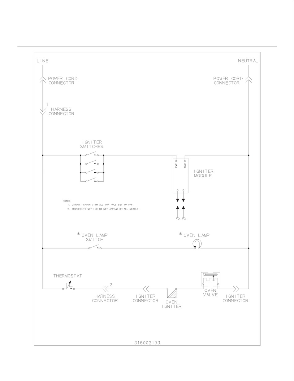 FRIGIDAIRE FGF316WGTH COOKTOP WIRING DIAGRAM ManualsLib