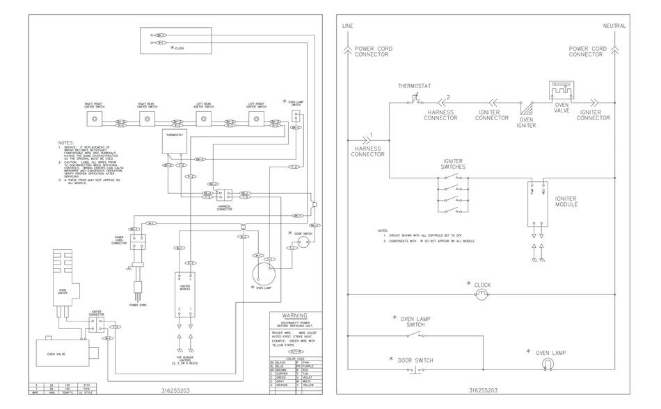 FRIGIDAIRE FGF31DQ COOKTOP WIRING DIAGRAM ManualsLib