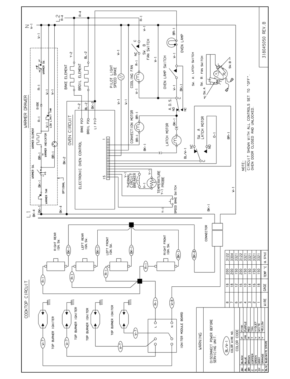 FRIGIDAIRE GLCS376ASA COOKTOP WIRING DIAGRAM ManualsLib